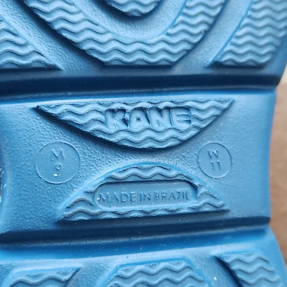 KANE Revive Beige and Speckled Blue Recovery Shoes M9/W11 BRAND NEW - Picture 3 of 10